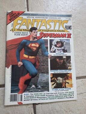 Source Unknown Fantastic Films Magazine Cover - Superman II (Red, Blue, Yellow)